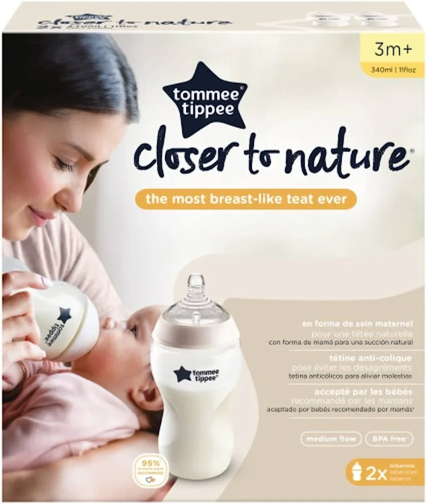 Tommee Tippee Closer to Nature Bottles 2pk